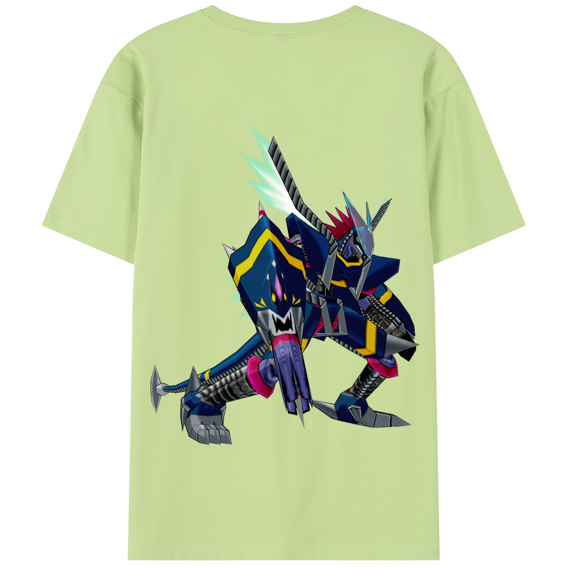 （画像用） Digimon デジタルモンスター/デジモン 綿100％半袖Tシャツ（背面プリント）